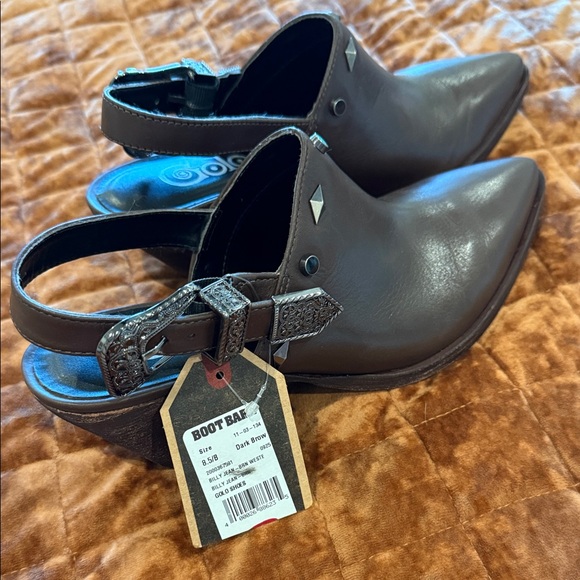 Golo Shoes - Stylish Brown Leather Mules